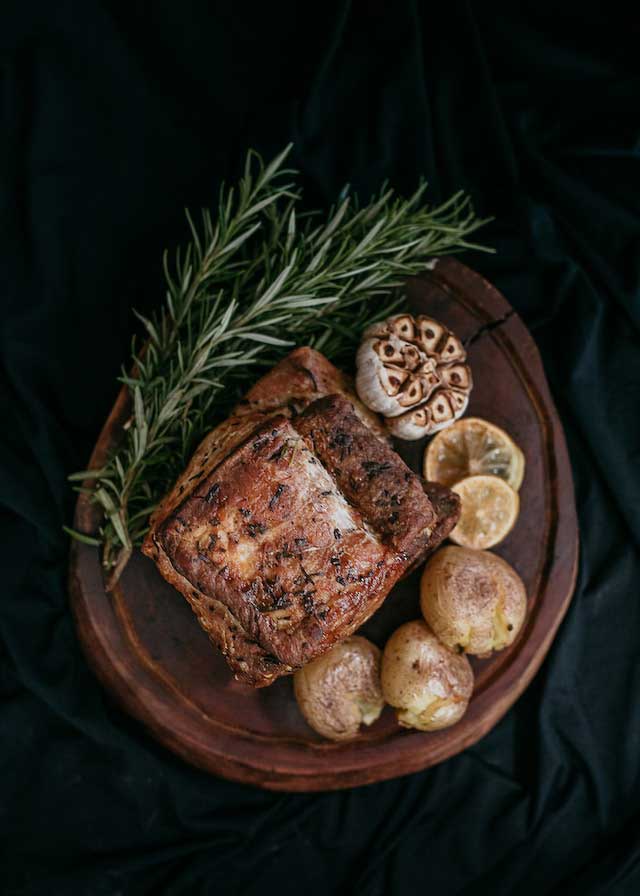 Beef Brisket Pot Roast with Broccoli & Tomato Mix